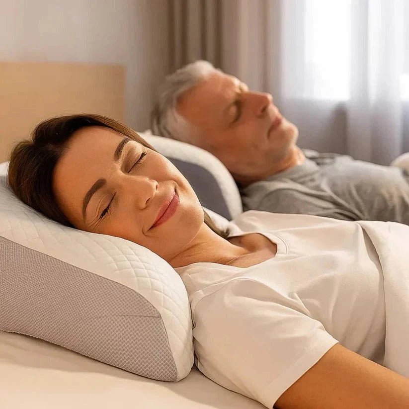Ergonomic Neck Support Pillow with Adaptive Foam for Comfort
